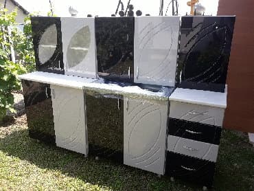 Kuhinja od medijapana (SUZA) šara crno-siva, dužine 2m sa prohromskim na lalafo.rs Kuhinja od medijapana (SUZA) šara crno-siva, dužine 2m sa prohromskim